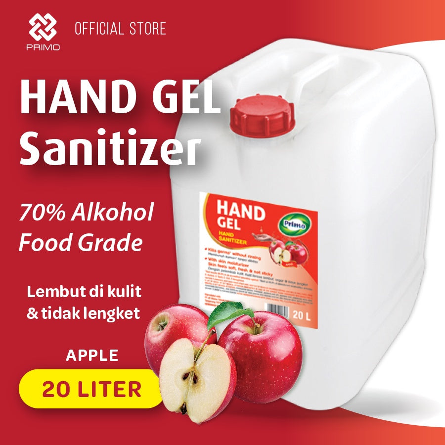 Hand Gel Sanitizer Apple 20L  - antiseptik pembersih tangan tanpa bilas
