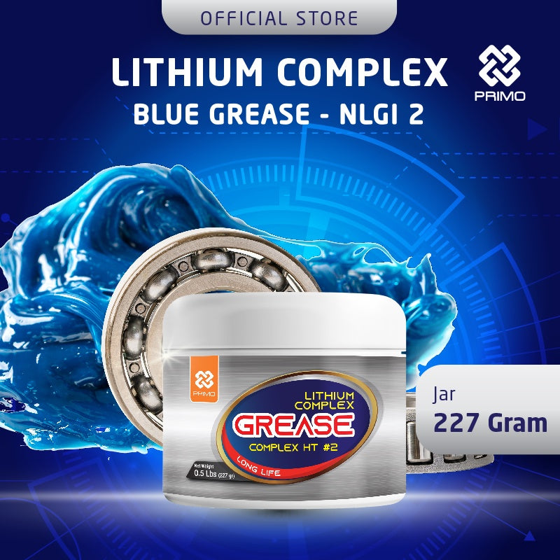 Complex HT Biru #2 - Gemuk Lithium Kompleks Suhu Tinggi & Tugas Berat (NLGI 2) 227gr