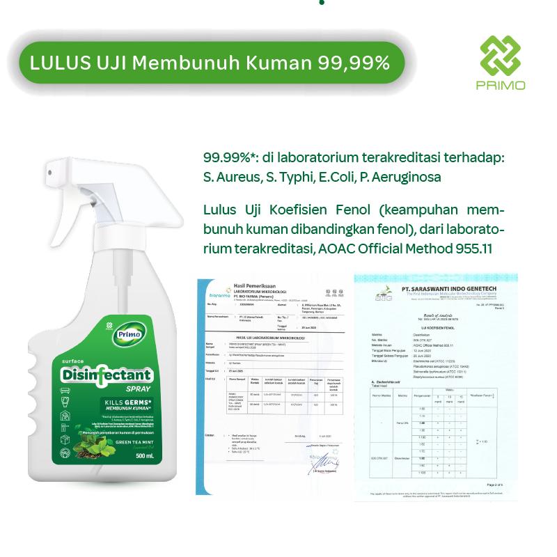 Disinfectant Air Surface Spray Greentea Mint 20L - Non Alkohol