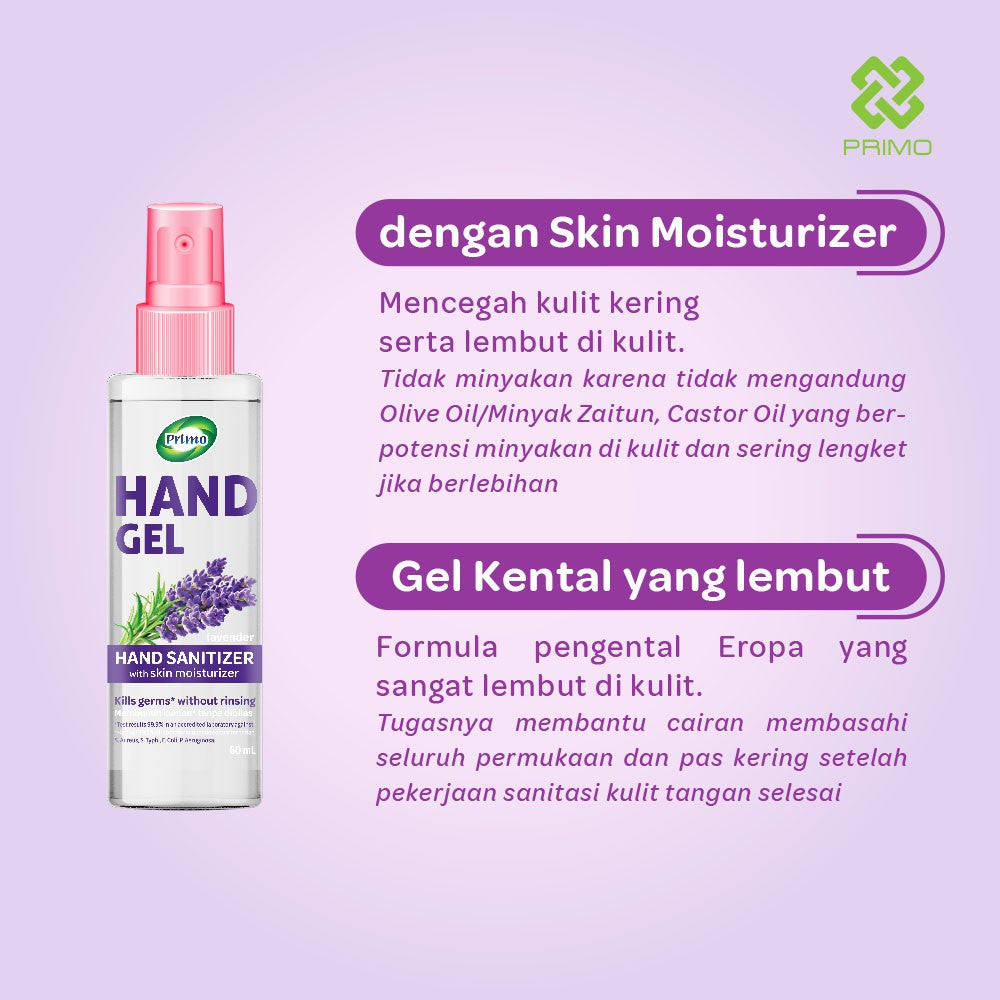 Cairan Gel Sanitizer Tangan Encer Lavender 1L Isi Ulang - antiseptik pembersih tangan tanpa bilas