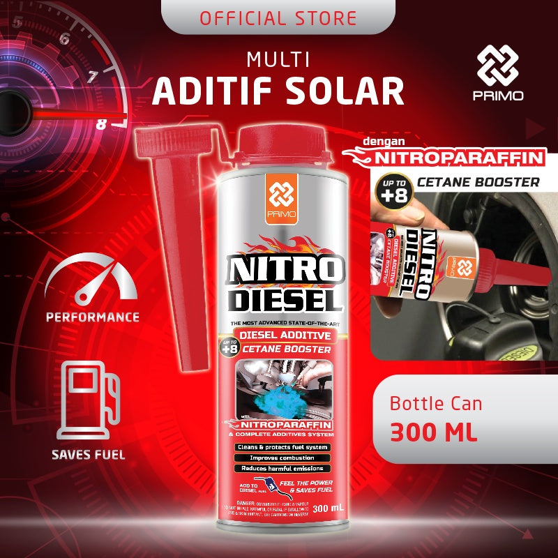 Nitro Diesel 300mL - Peningkat Diesel dengan Teknologi Nitroparafin + 8 Cetane
