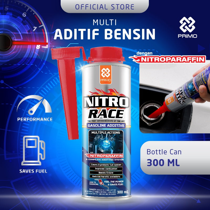 Nitro Race 300mL - Peningkat Performa Bensin dengan Teknologi Nitroparaffin