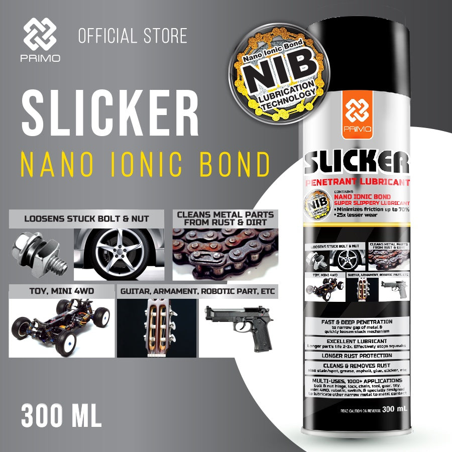 Slicker 300mL - Pelumas Super Licin Anti Karat Serbaguna (Semprotan Pelumas dengan NIB)