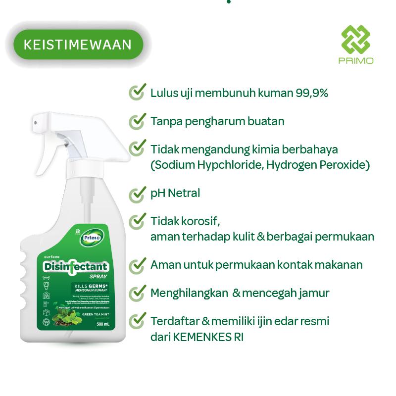 Disinfectant Air Surface Spray Greentea Mint 20L - Non Alkohol