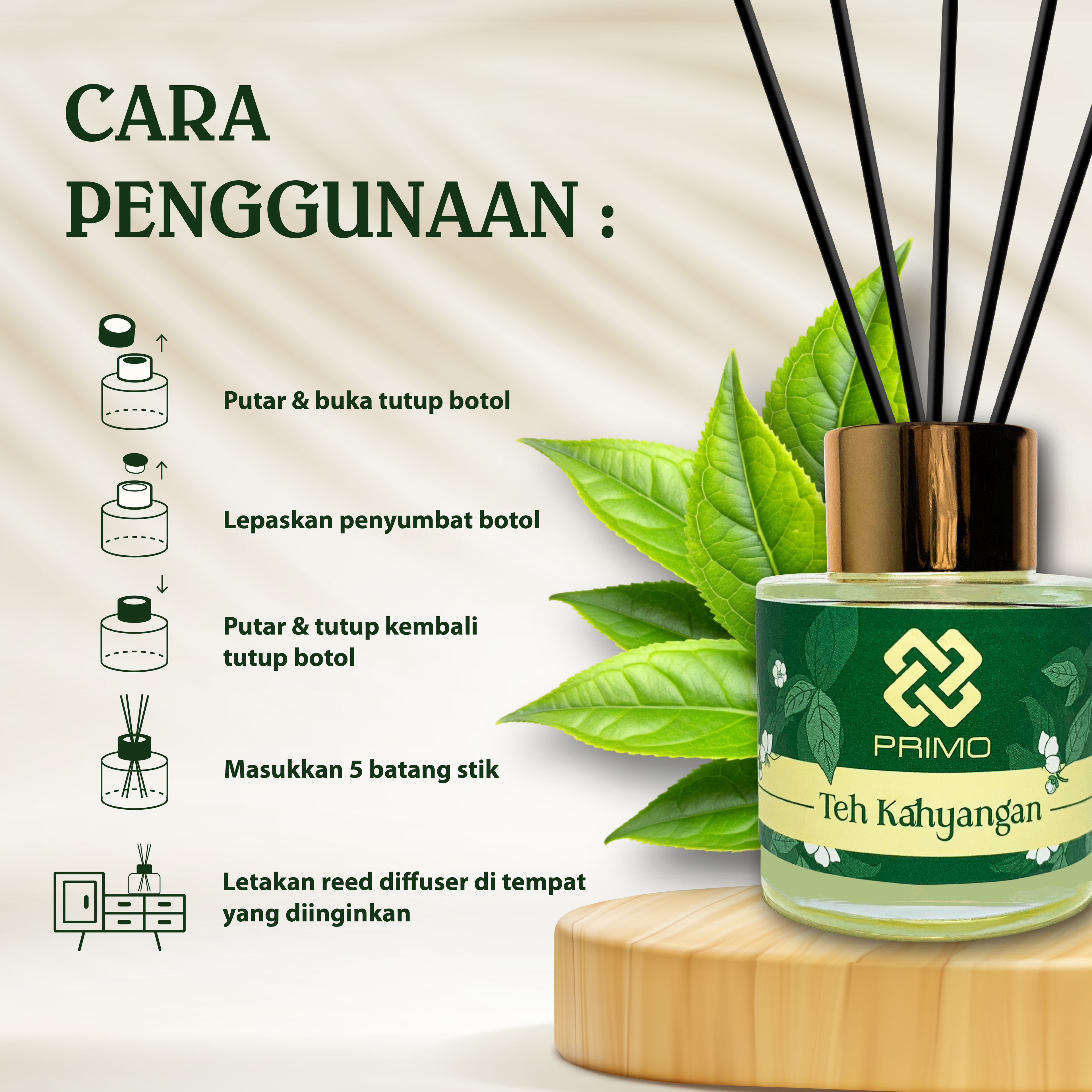 Reed Diffuser Teh Kahyangan 30mL - Paket Spesial