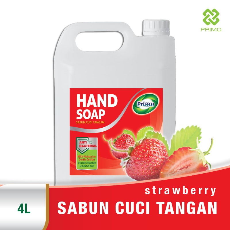 Handsoap Strawberry 4L - Sabun Cuci Tangan Anti Bakteri