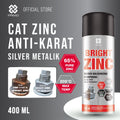 Bright Zinc 400mL - Cat Anti Karat & Korosi (Tugas Sedang - Warna Silver Metalik)