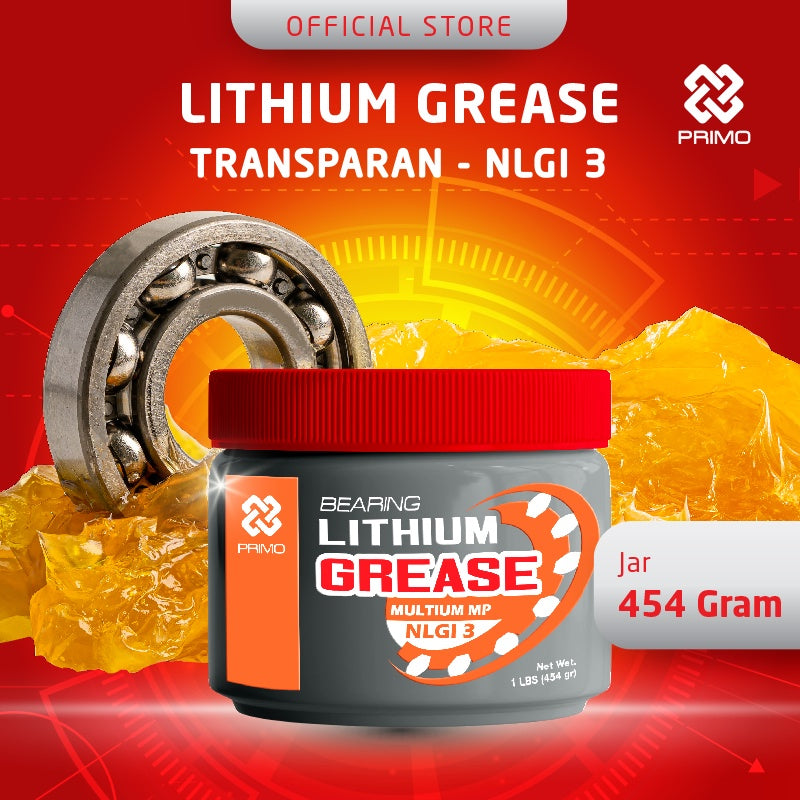 Multium MP#3 - Gemuk Lithium Serbaguna (NLGI 3) 454gr, Warna; Transparan