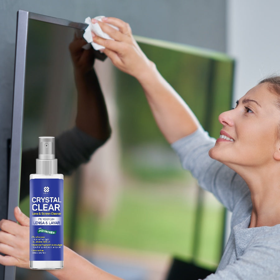 Crystal Clear Pembersih Gadget 60mL - Pembersih Gadget, Lensa, Layar, Disinfektan Antiseptik