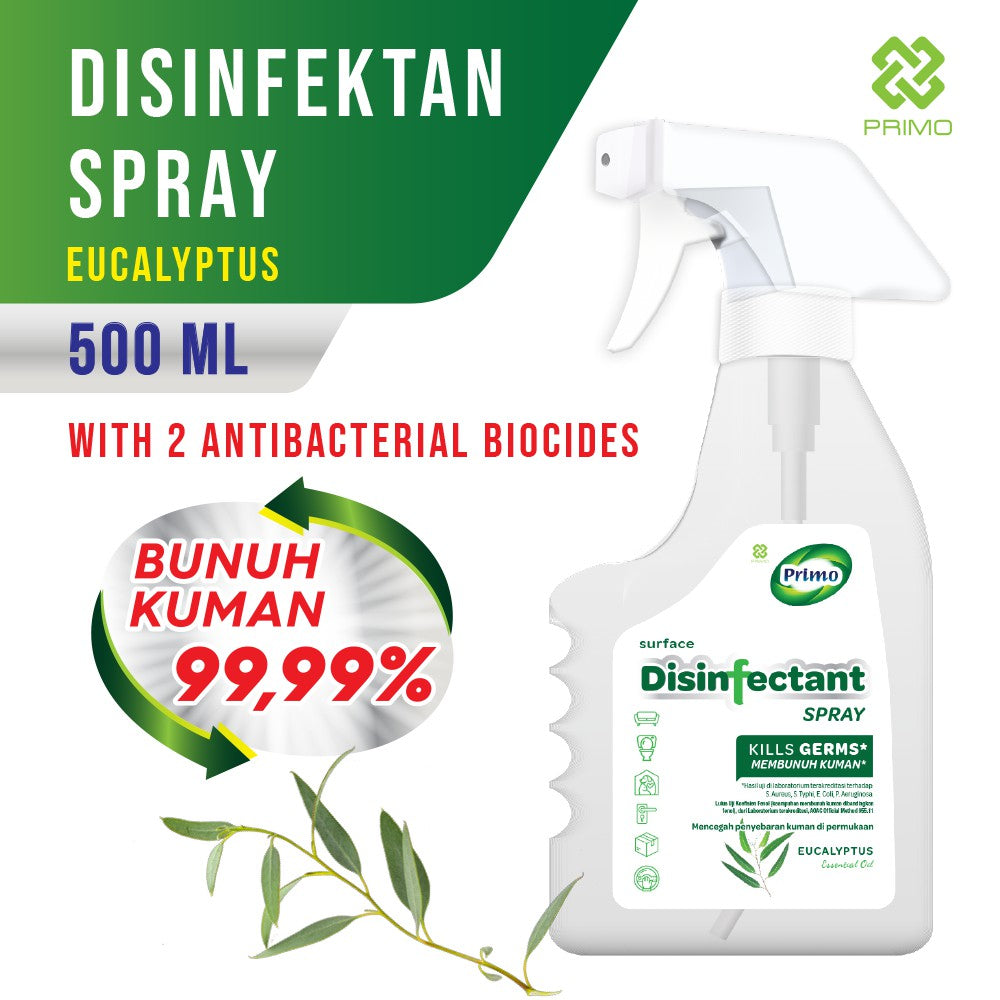 Disinfektan Semprot Udara Permukaan Eucalyptus 500mL - Non Alkohol