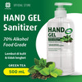 Hand Gel Sanitizer Greentea 500mL - antiseptik pembersih tangan tanpa bilas
