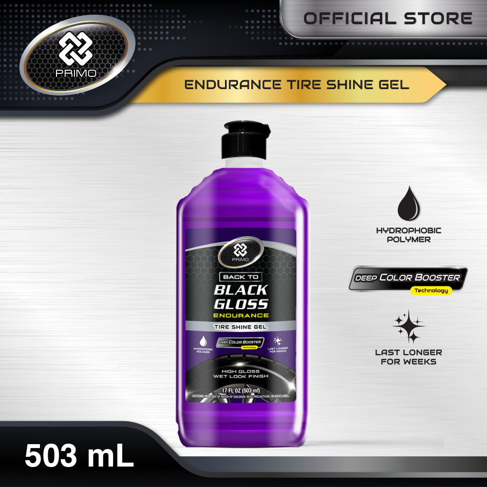 Back to Black Gloss Endurance Tire Shine Gel 503mL - Pengkilap & Perawatan Ban (Super Gloss, Tahan Lama, Tidak Berwarna)