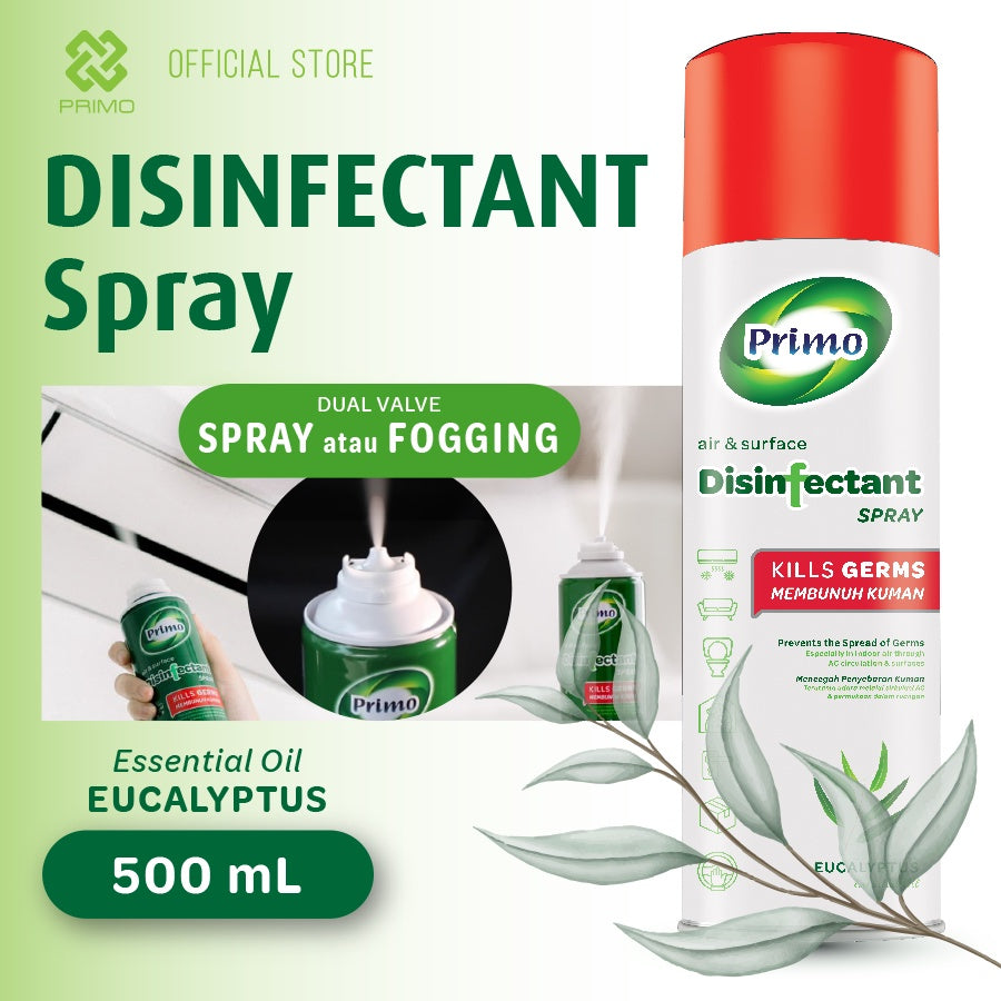 Disinfektan Semprot Fogging Udara & Permukaan Eukaliptus 500mL