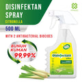 Disinfektan Semprot Udara Permukaan Sereh 500mL - Non Alkohol