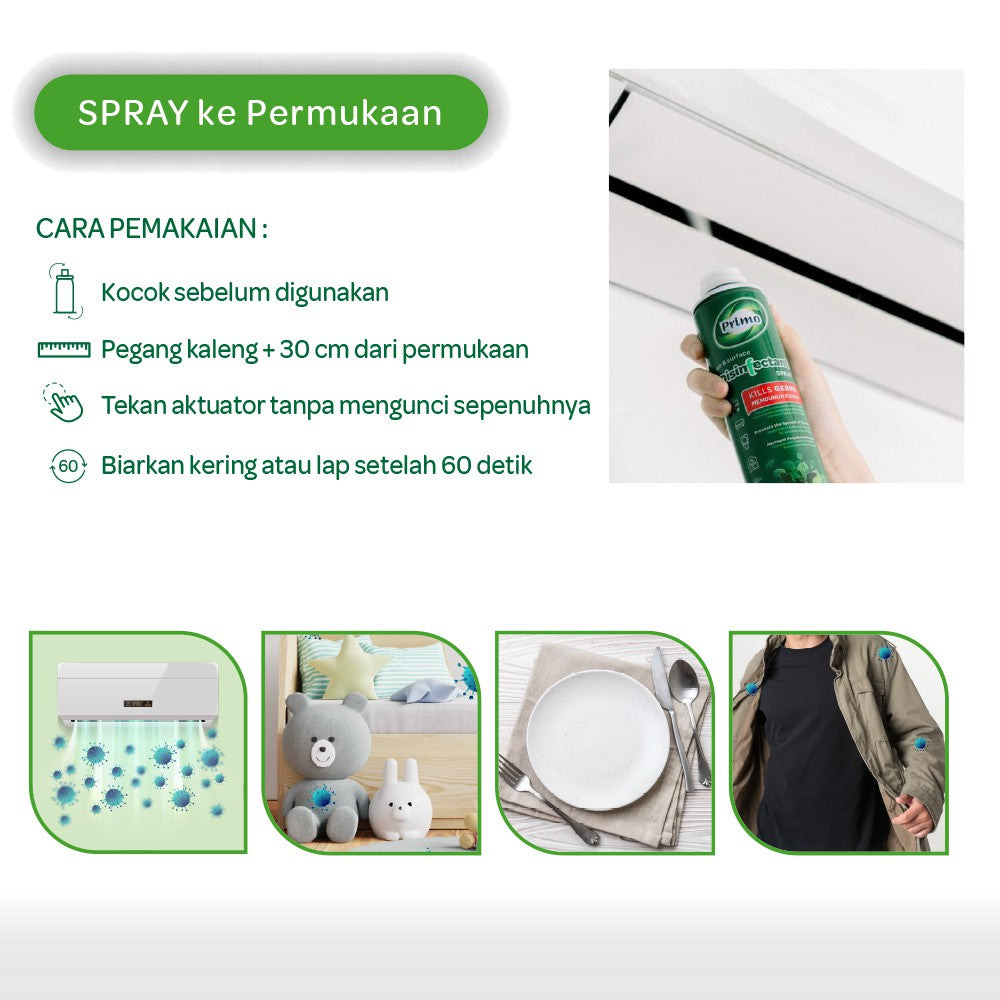 Semprotan Disinfektan Fogging Udara & Permukaan Citronella 500mL