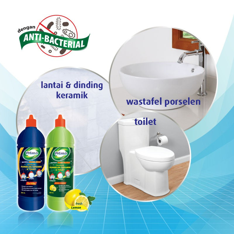 Porklin Blue Strong 20L - Pembersih Keramik, Porselen, Kamar Mandi & Toilet