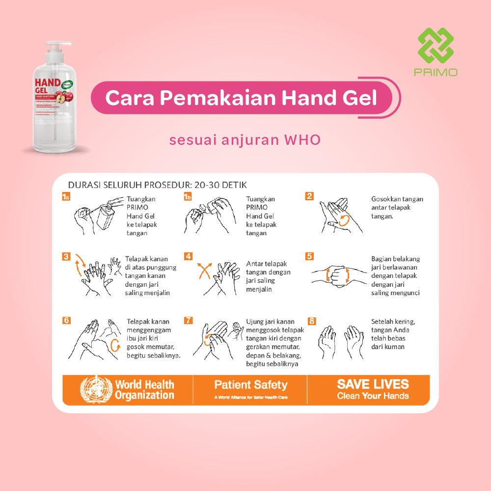 Hand Gel Sanitizer Apple 20L  - antiseptik pembersih tangan tanpa bilas