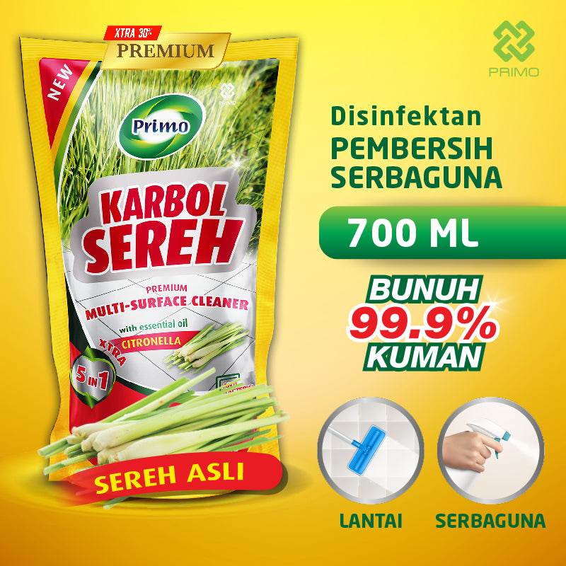 Karbol Sereh Premium Citronella 700mL - Pembersih Serbaguna Disinfektan Anti Kuman