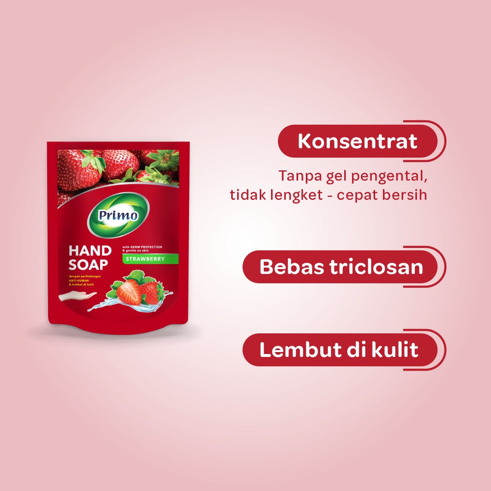 Handsoap Strawberry 4L - Sabun Cuci Tangan Anti Bakteri