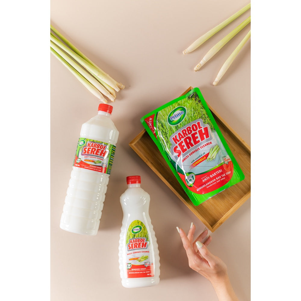 Karbol Sereh Citronella Asli 1500mL - Pembersih Serbaguna Disinfektan Anti Kuman