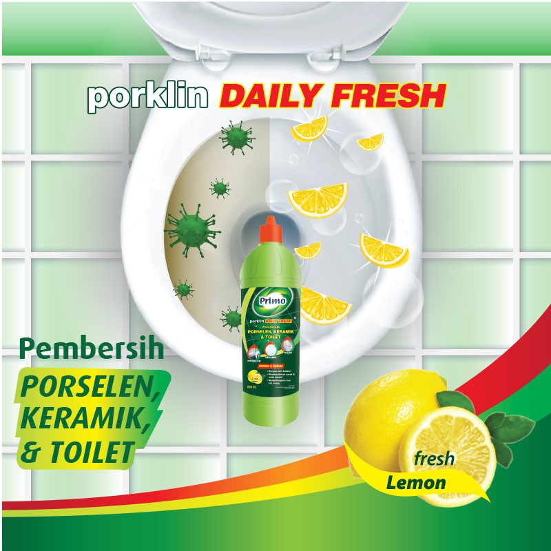Porklin Daily Fresh 20L - Pembersih Porselen, Keramik, Kamar Mandi & Toilet