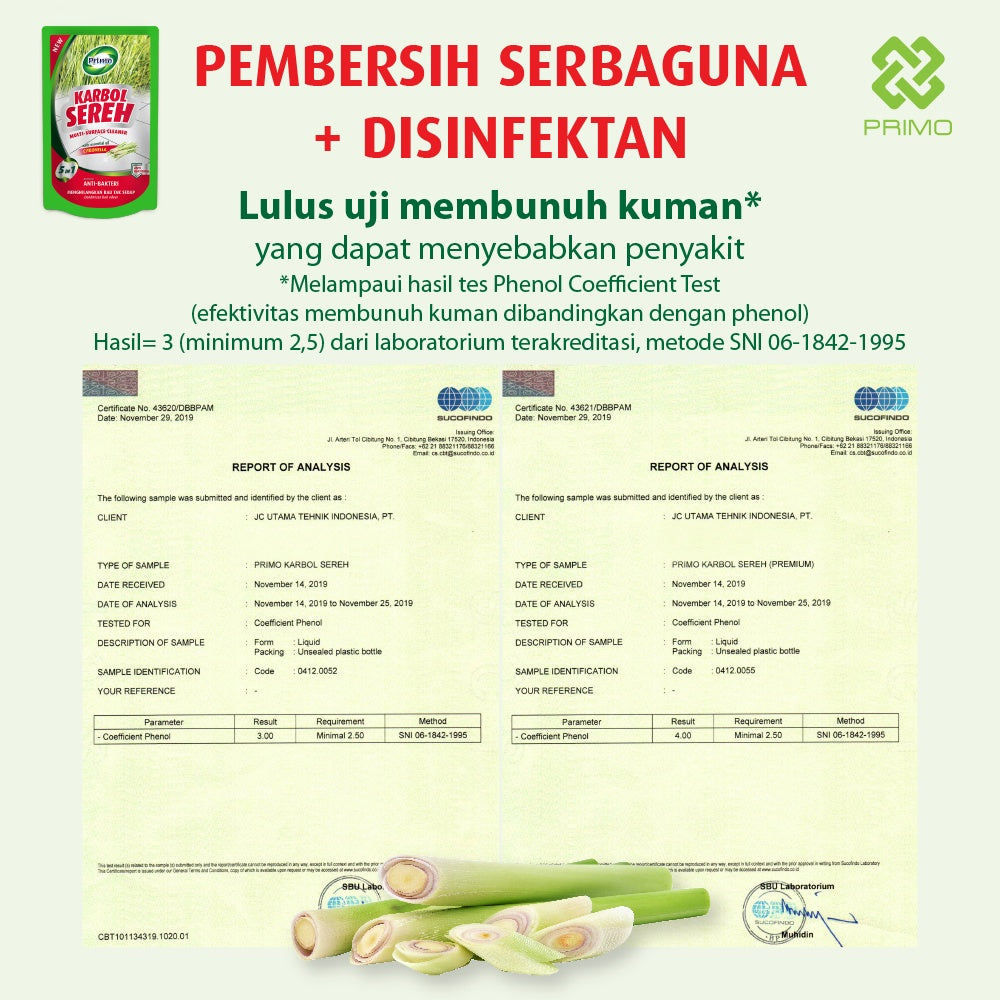 Karbol Sereh Citronella Asli 180mL - Pembersih Serbaguna Disinfectant Anti Kuman