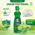 Blink Dishwashing 450mL - Sabun Cuci Piring Jeruk Nipis (Konsentrat Asli, Tanpa Pengental)