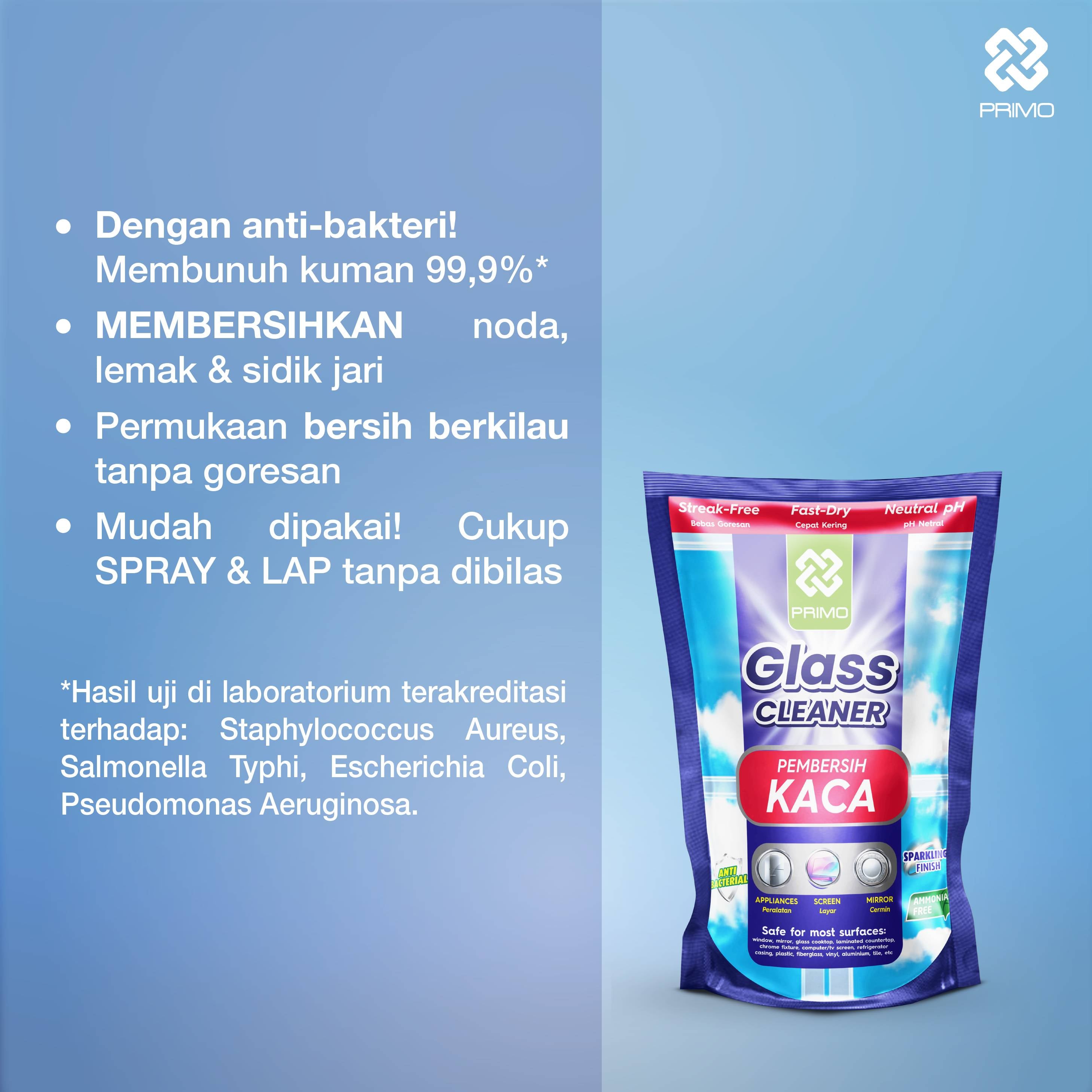 Glass Cleaner 20L - Pembersih Kaca Anti Kuman Serbaguna