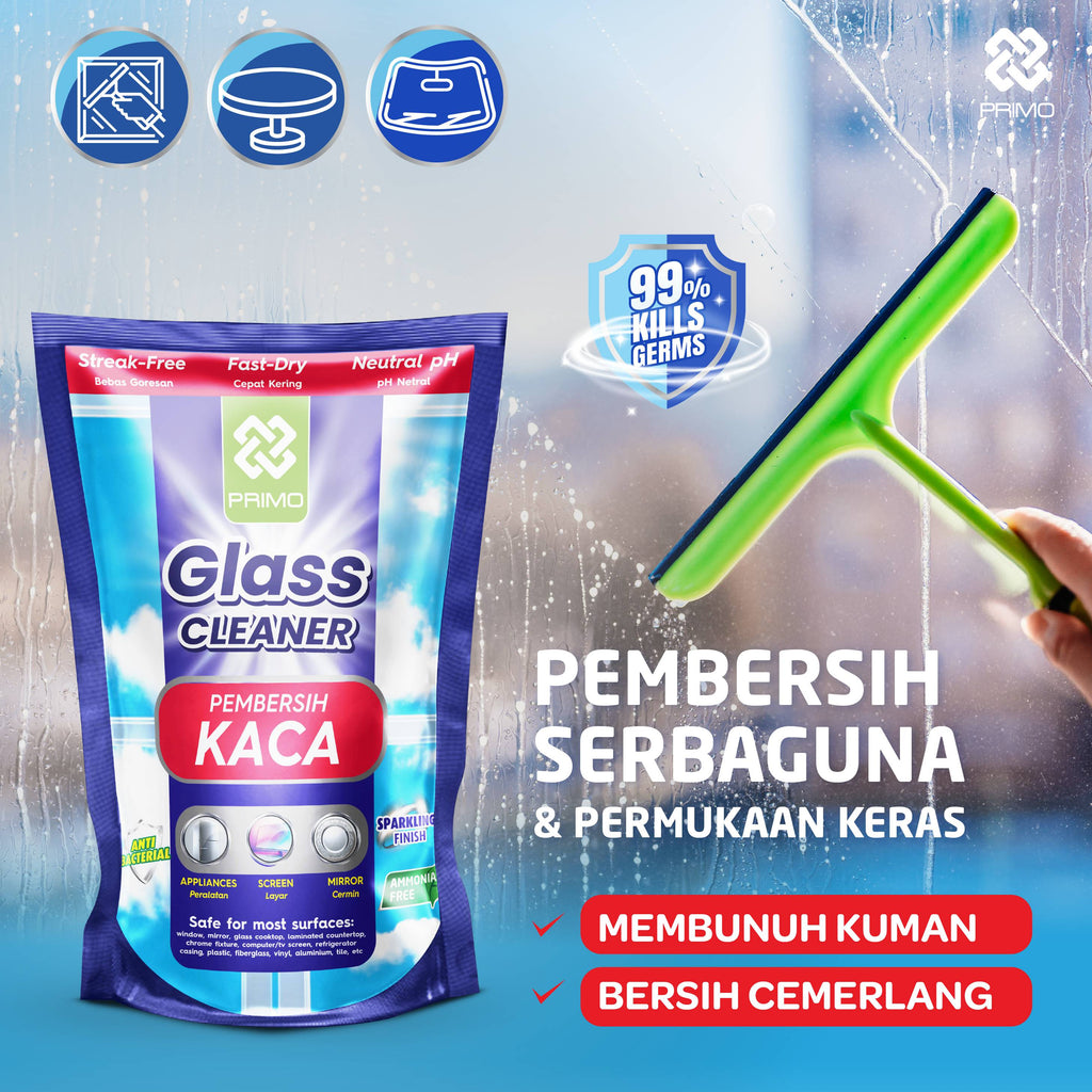 Glass Cleaner 20L - Pembersih Kaca Anti Kuman Serbaguna