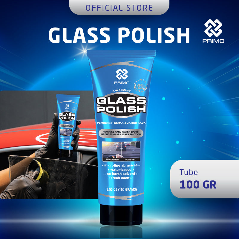 Glass Polish 100gr - Pembersih Kerak Jamur Kaca & Pengkilap Kaca