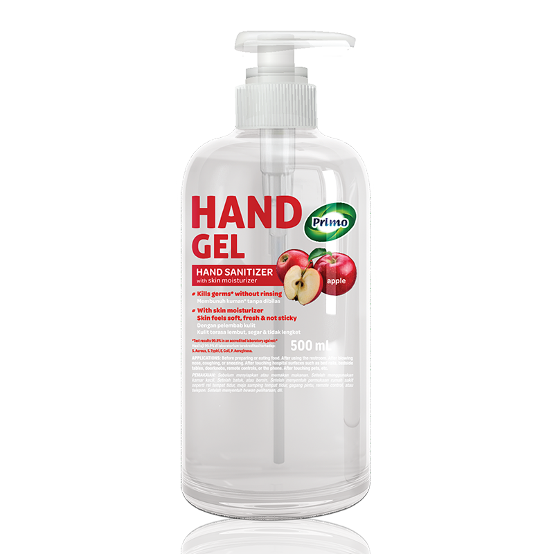 Handgel Sanitizer Cair Gel Tipis Apel 500mL - antiseptik pembersih tangan tanpa bilas