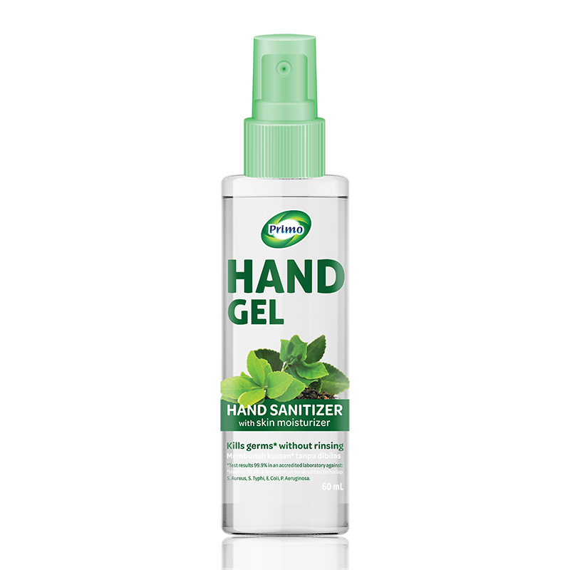 Handgel Sanitizer Liquid Thin Gel Greentea 60mL - antiseptik pembersih tangan tanpa bilas