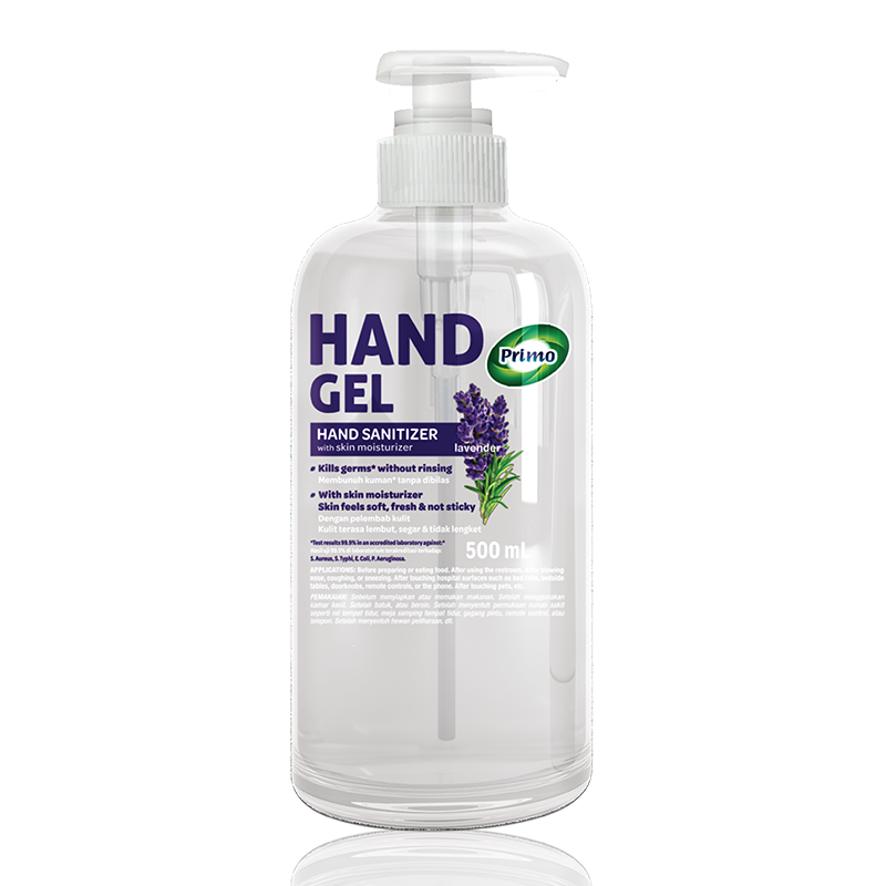 Cairan Gel Tipis Pembersih Tangan Lavender 500mL - antiseptik pembersih tangan tanpa bilas