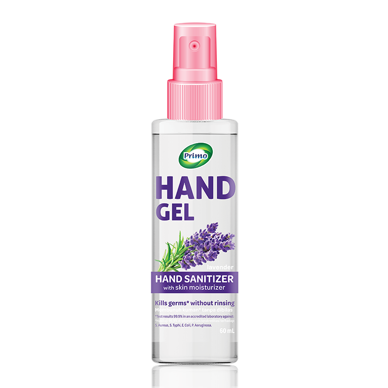 Handgel Sanitizer Cairan Gel Tipis Lavender 60mL - antiseptik pembersih tangan tanpa bilas