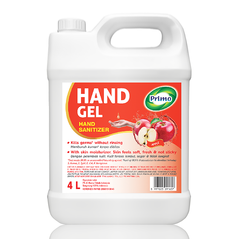 Handgel Sanitizer Cairan Gel Encer Apel 4L - antiseptik pembersih tangan tanpa bilas