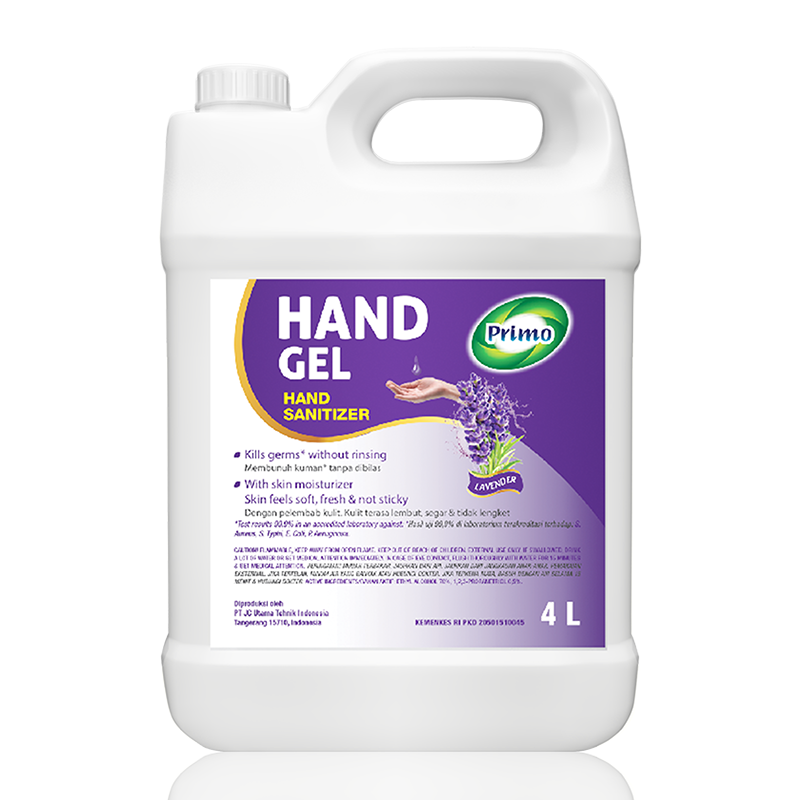 Handgel Sanitizer Cair Gel Tipis Lavender 4L - antiseptik pembersih tangan tanpa bilas