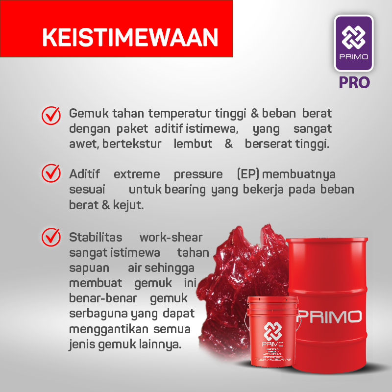 Complex HT Red #3 - High Temperature & Heavy Duty Lithium Complex Grease 15,86Kg
