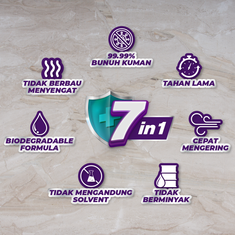 Marble & Granite Cleaner 20L - Pembersih Lantai Marmer, Granit, Parket Antibakteri