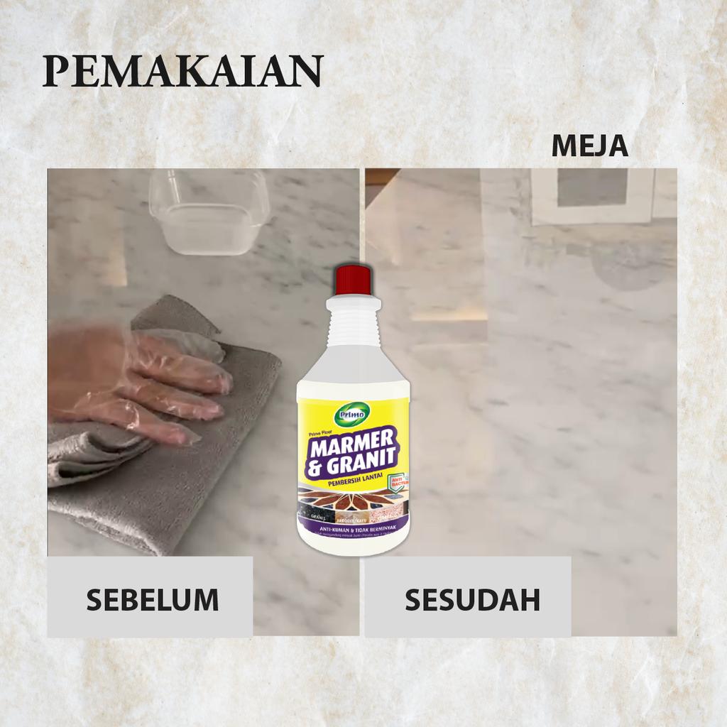 Marble & Granite Cleaner 20L - Pembersih Lantai Marmer, Granit, Parket Antibakteri