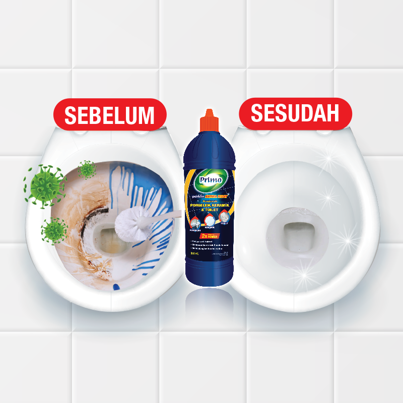 Porklin Blue Strong 20L - Pembersih Keramik, Porselen, Kamar Mandi & Toilet