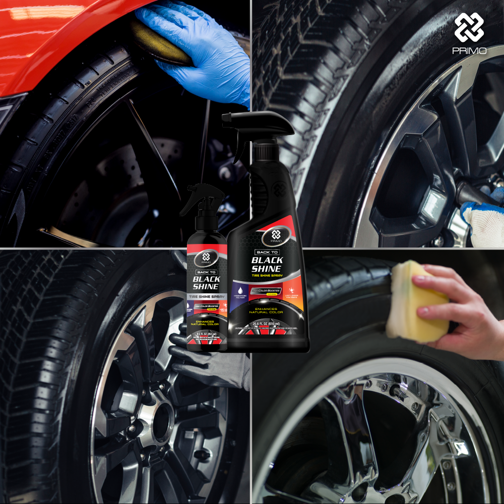 Back To Black Shine Tire Gel 180ml - Pengkilap & Perawatan Penghitam Ban