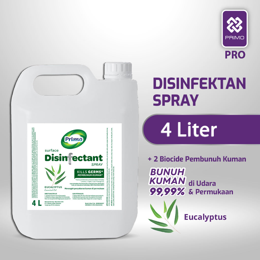 Disinfektan Semprot Udara dan Permukaan Eucalyptus 4L - Non Alkohol