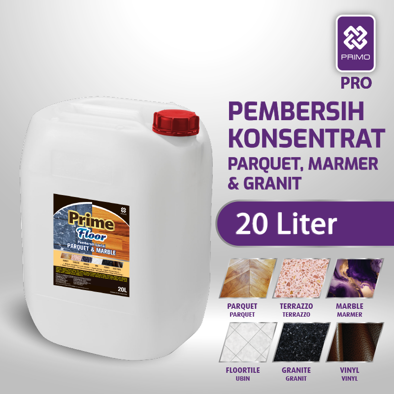 Prime Floor 20L - Pembersih Marmer, Granite, Parquet