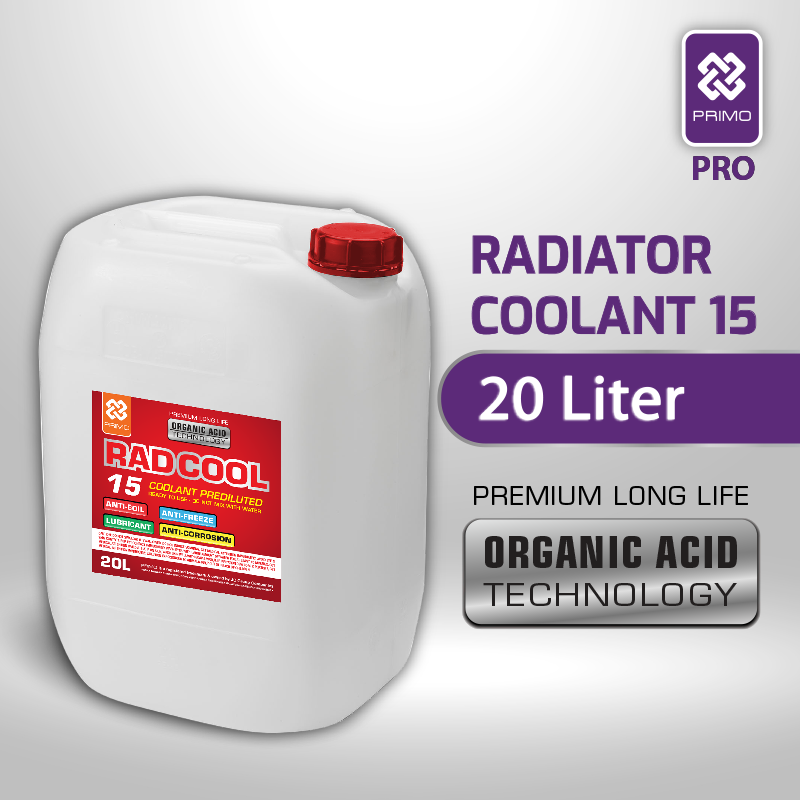 Rad Cool 15 Siap Pakai - Pendingin Radiator dengan Teknologi Asam Organik (OAT) 20L