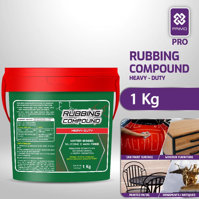 Rubbing Compound 1Kg - Penghilang Goresan & Baret Heavy Duty