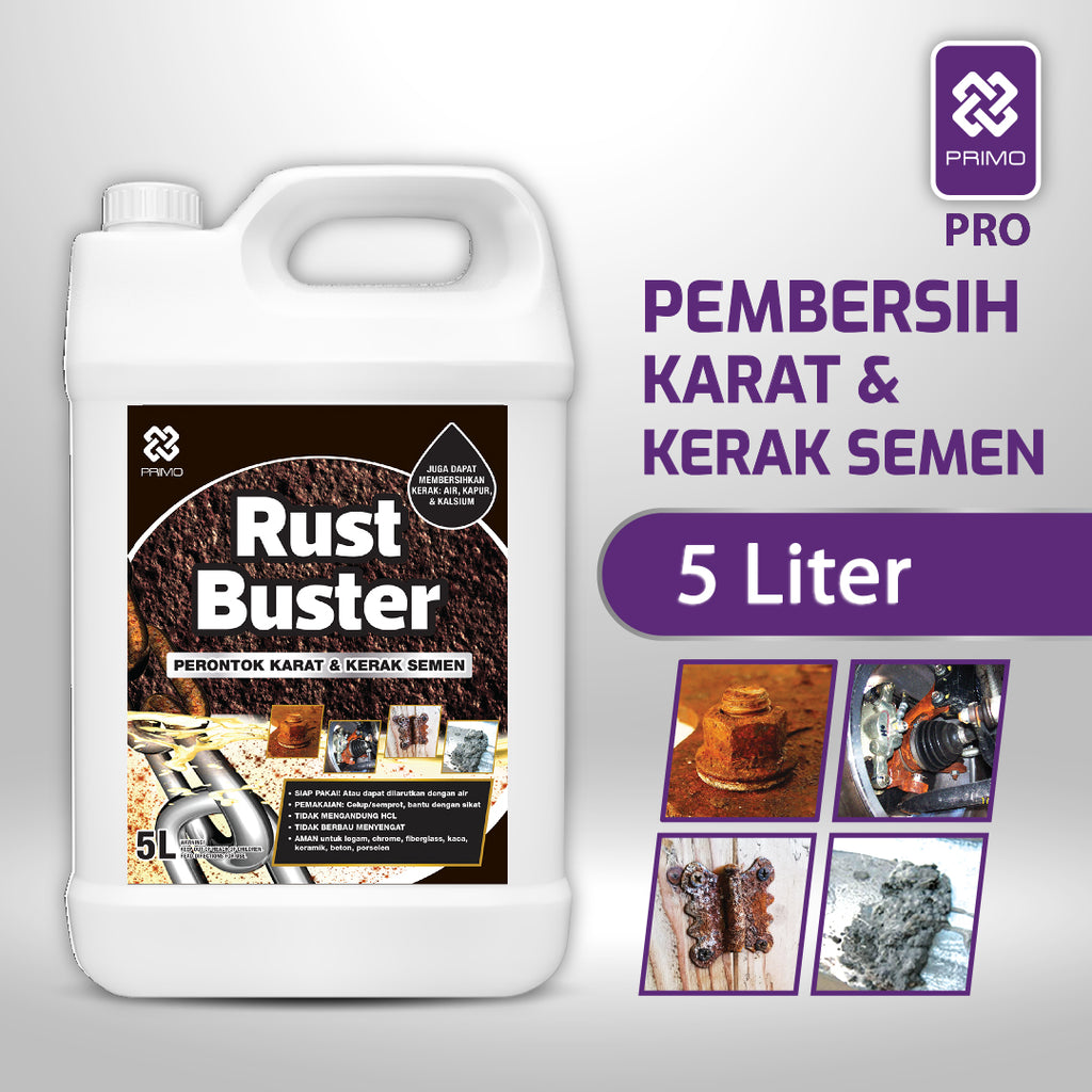Rust Buster 5L - Pembersih Karat & Kerak Semen (Pembersih Karat & Beton)