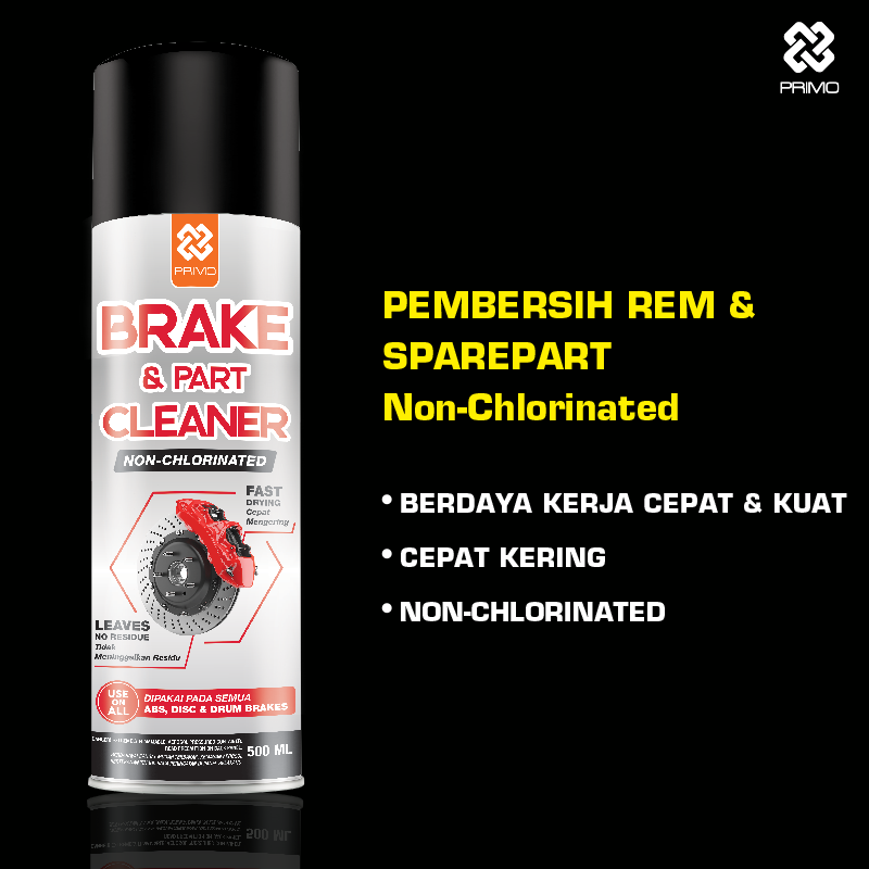 Brake & Part Cleaner 500mL - Pembersih Cakram Rem & Sparepart (Berbasis Pelarut)