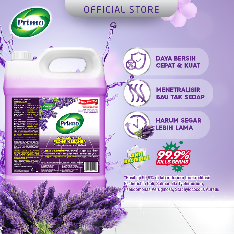 Pembersih Lantai Lavender 4L - Pembersih Lantai Antibakteri