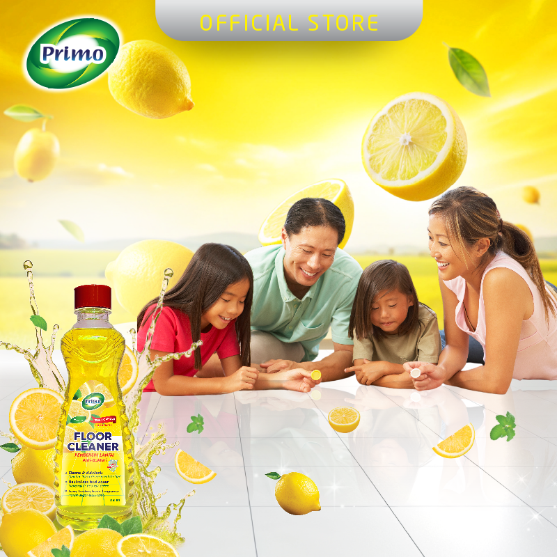 Pembersih Lantai Lemon 750mL - Pembersih Lantai Anti Bakteri