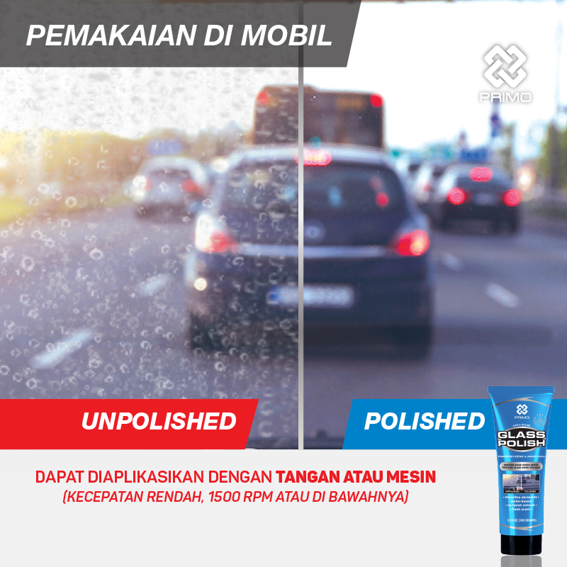 Glass Polish 30gr - Pembersih Kerak Jamur Kaca & Pengkilap Kaca